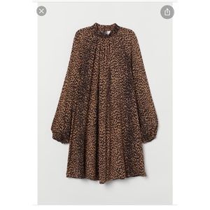 H&M wide cut leopard dress.